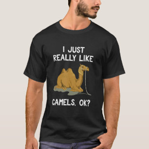 Funny Camel Gift Animal Spaß, den ich wirklich mag T-Shirt