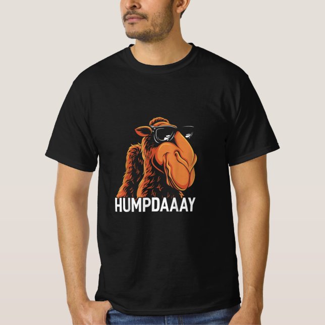 Funny Camel Hump Day Work Week Mittwoch T-Shirt (Vorderseite)