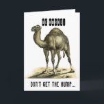 FUNNY CAMEL PERSONALISIERT BIRTHDAY CARD KARTE<br><div class="desc">Vintag CAMEL GOT DIE HUMP ALTER JOKE FUNNY PERSONALISIERTE BIRTHDAY CARD</div>