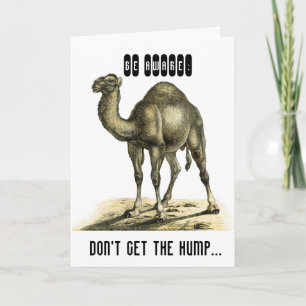 FUNNY CAMEL PERSONALISIERT BIRTHDAY CARD KARTE