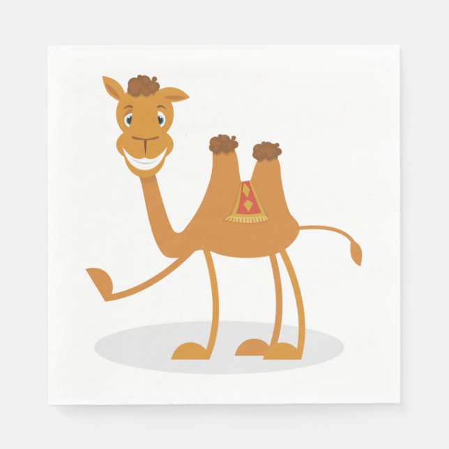 Funny Camel Serviette (Vorderseite)