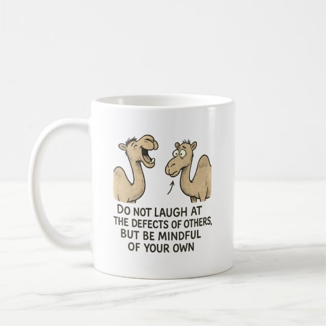 Funny Camel Tasse - Witziger Angebotscup (Links)