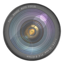 Funny Camera Lens Round