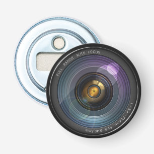 Funny Camera Lens Round Flaschenöffner