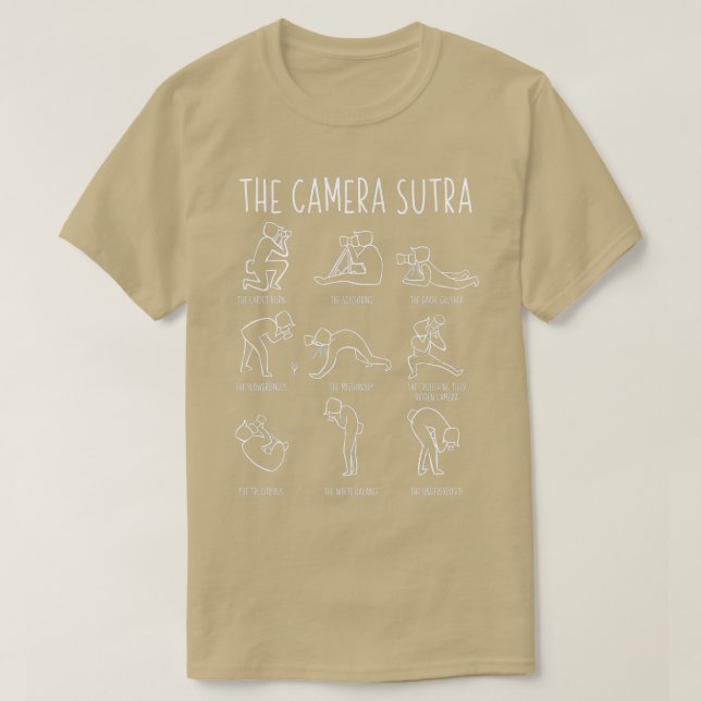 Funny Camera Sutra Fotograf Gift M T-Shirt (Design vorne)