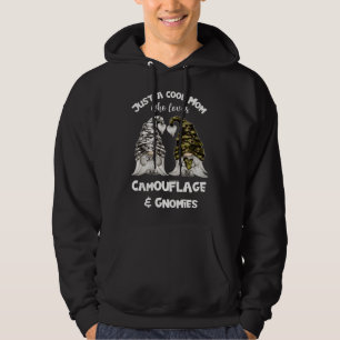 Funny Camouflage Gnomes für Coole Mama - Niedlich  Hoodie