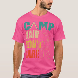 Funny Camp Hair Passen Sie dem Retro-Vintagen Camp T-Shirt