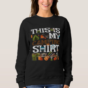 Funny Camper Das ist mein Camping für Damen Sweatshirt