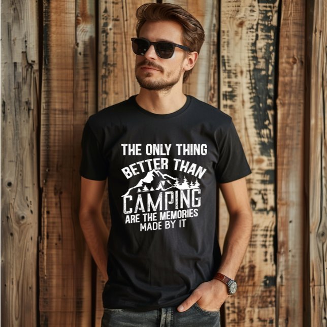 Funny Camper Slogan Sommer Camping Zitate T-Shirt (Von Creator hochgeladen)