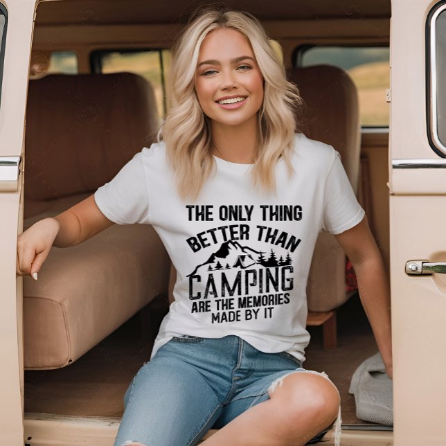 Funny Camper Slogan Sommer Camping Zitate T-Shirt (Von Creator hochgeladen)
