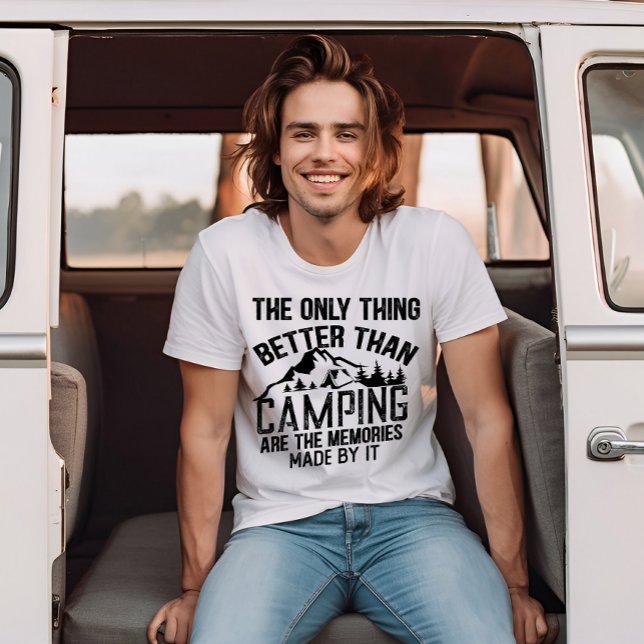 Funny Camper Slogan Sommer Camping Zitate T-Shirt (Von Creator hochgeladen)