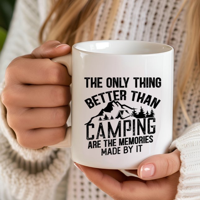 Funny Camper Slogan Sommer Camping Zitate Tasse (Von Creator hochgeladen)