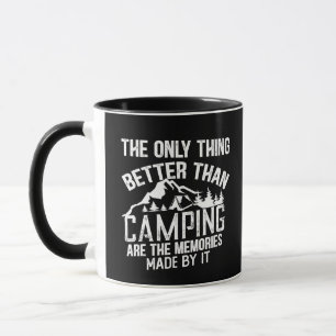 Funny Camper Slogan Sommer Camping Zitate Tasse