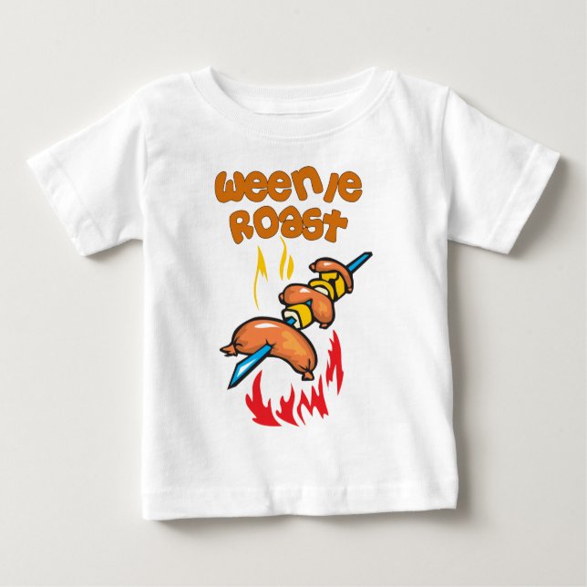 Funny Camping Baby T-shirt (Vorderseite)