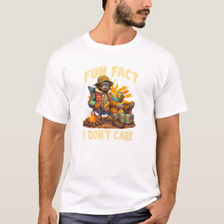Funny Camping Bear Shirt