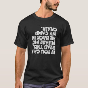 Funny Camping Betrunkene Neuheit Männer Frauen T-Shirt
