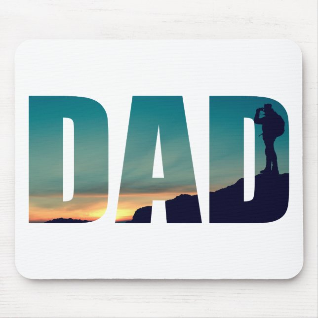 Funny Camping Camper WanderPapa Mousepad (Vorne)