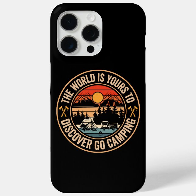 Funny Camping Campfire Zitat Case-Mate iPhone Hülle (Rückseite)