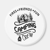 Funny Camping Crew Slogan Campingfreunde