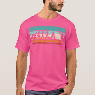 Funny Camping Evolution Retro Camper Wandern T-Shirt