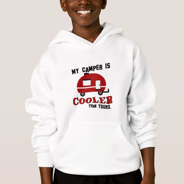 Funny Camping Kids Sweatshirt (Vorderseite)