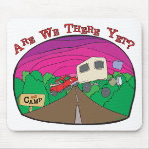 Funny Camping Mousepad
