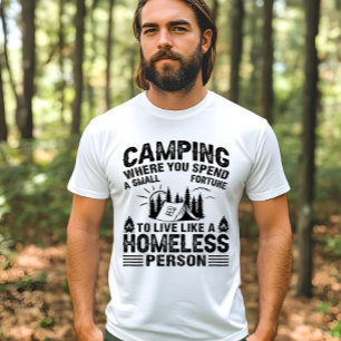 Funny Camping Redewendungen T-Shirt