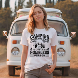 Funny Camping Redewendungen T-Shirt