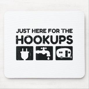 Funny Camping RV Caravan Motorhome gerade hier für Mousepad