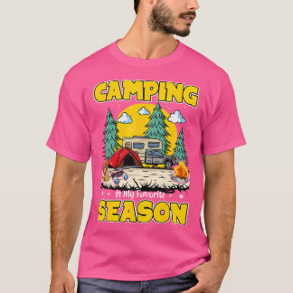 Funny Camping Shirt Camping ist meine Lieblingssai