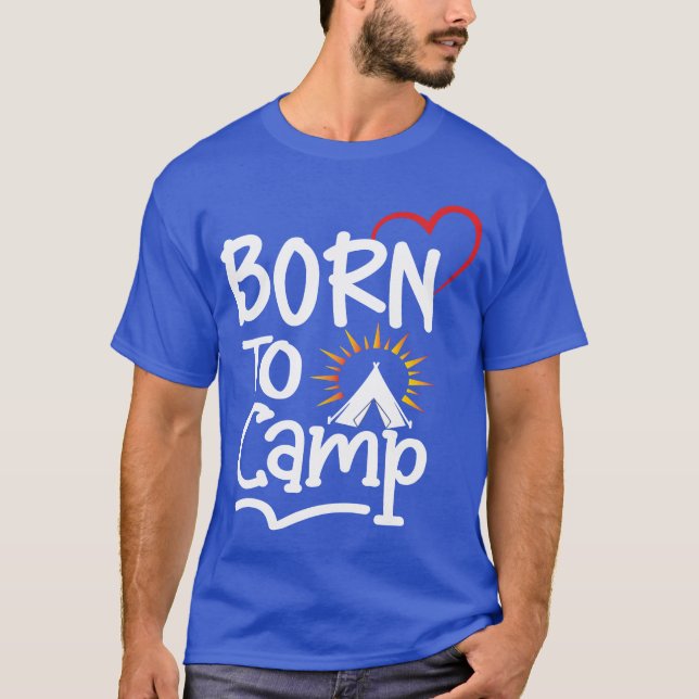 Funny camping shirt funny camping camping tee camp (Vorderseite)