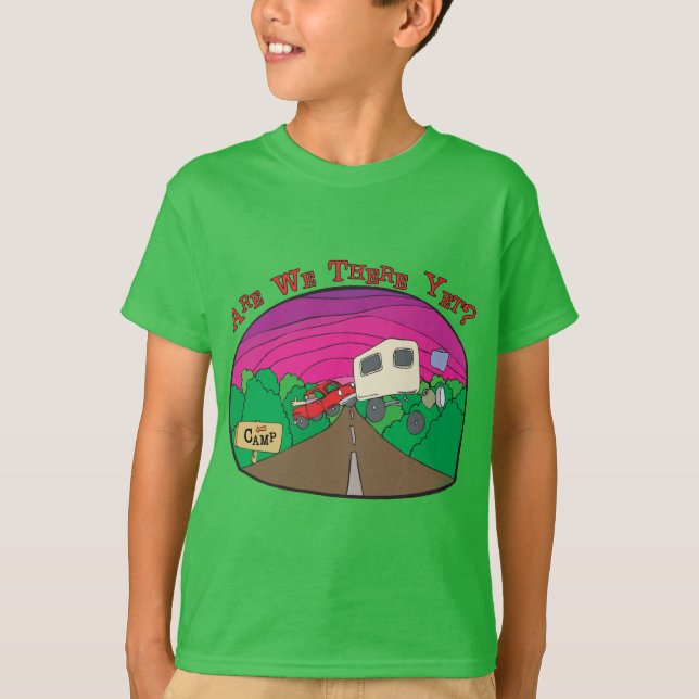 Funny Camping T-Shirt (Vorderseite)