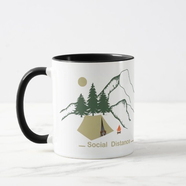 Funny Camping Tasse (Links)