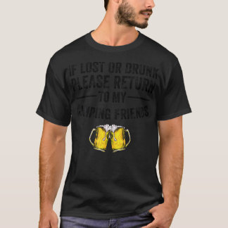Funny Camping trinken Geschenk Niedlichen Camp Bie T-Shirt