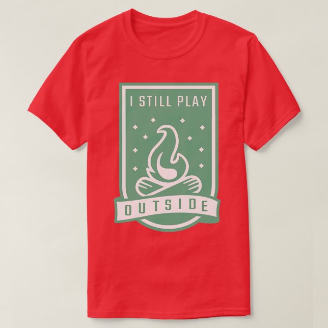 Funny Camping Zitat Urlaub Geschenk T-Shirt (Design vorne)