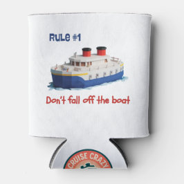 Funny Can Cooler - Rule #1 Don’t Fall Off the Boat Dosenkühler