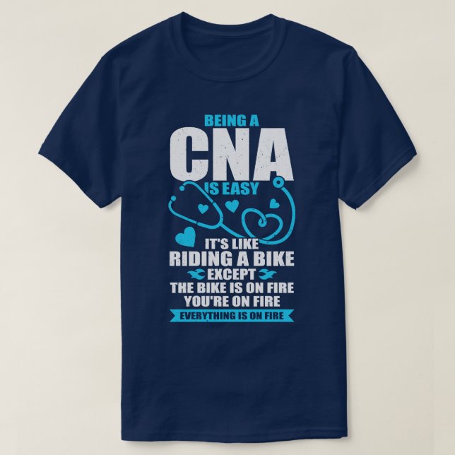 Funny CAN Work Certified Nursing Assistant Gift T-Shirt (Design vorne)