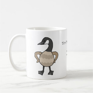 Funny Canada Goose Guard Canadian Gift Individuell Kaffeetasse