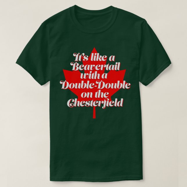Funny Canada T Design Canadian Meme T-Shirt (Design vorne)