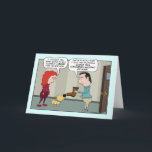 Funny Canadian Accent Birthday Karte<br><div class="desc">Diese lustige Karte zeigt einen Typ,  der ein Boot wollte,  aber einen Stiefel got - wegen dieses verdrießlichen kanadischen Akzents. Vielen Dank für die Auswahl dieses originalen Design von © Chuck Ingwersen. Ich schreibe jeden Tag Cartoon auf Instagram: https://www.instagram.com/captainscratchy</div>