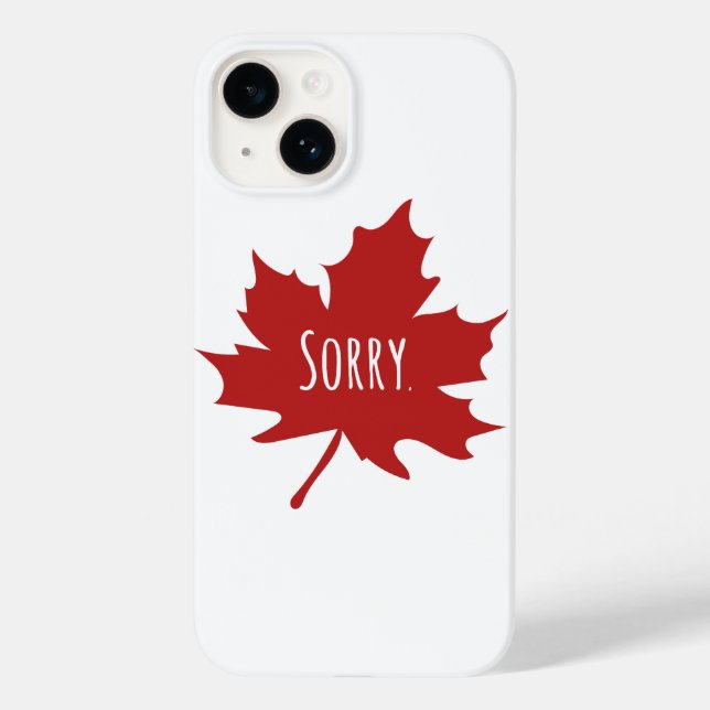 Funny Canadian Case-Mate iPhone Hülle (Rückseite)