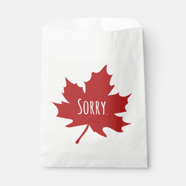 Funny Canadian Geschenktütchen (Vorderseite)