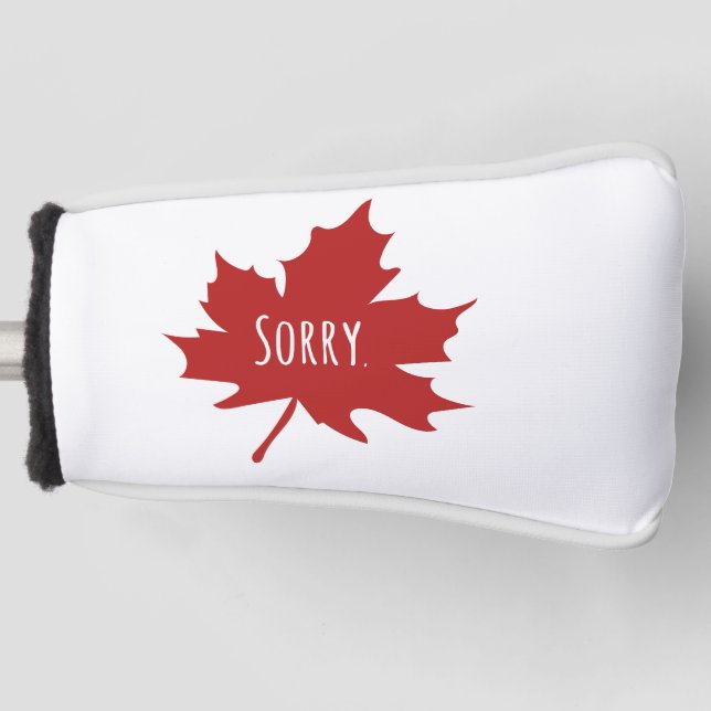 Funny Canadian Golf Headcover (Vorderseite)