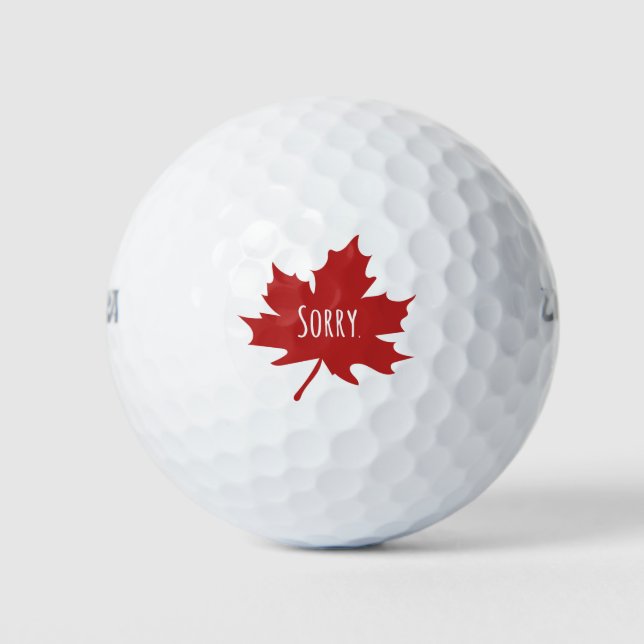 Funny Canadian Golfball (Vorderseite)