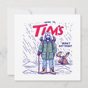 Funny Canadian-Kaffee Karte