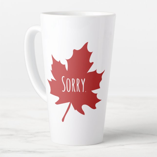 Funny Canadian Milchtasse (Linke Ecke)