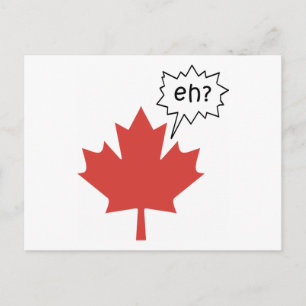 Funny Canadian Postkarte