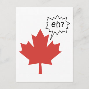 Funny Canadian Postkarte