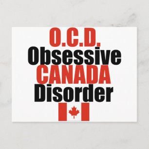 Funny Canadian Postkarte