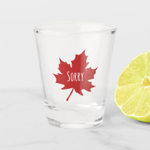 Funny Canadian Schnapsglas
